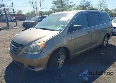 2008 Honda Odyssey Ex-L z USA, uszkodzony, nr VIN 5FNRL38768B405469